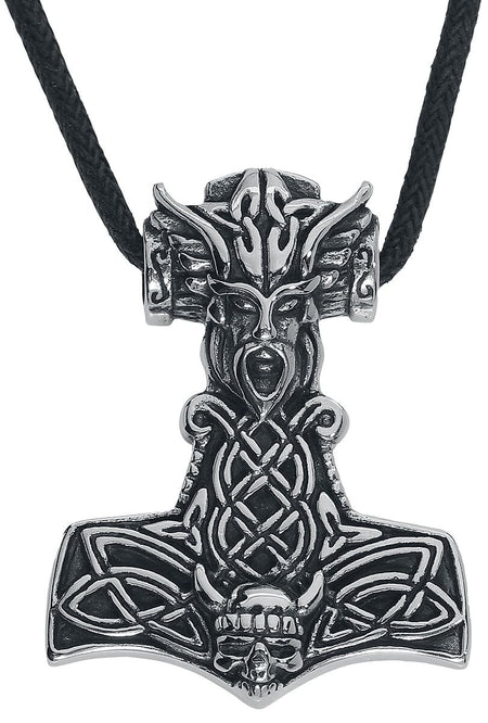 Collier  de etNox hard and heavy - Marteau De Thor - pour Unisexe - couleur argent - etNox hard and heavy