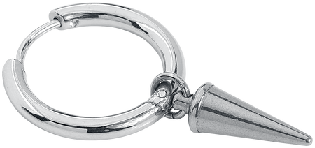 Boucles d'oreilles  de etNox - Créoles Pics - pour Femme - couleur argent - etNox - View 2