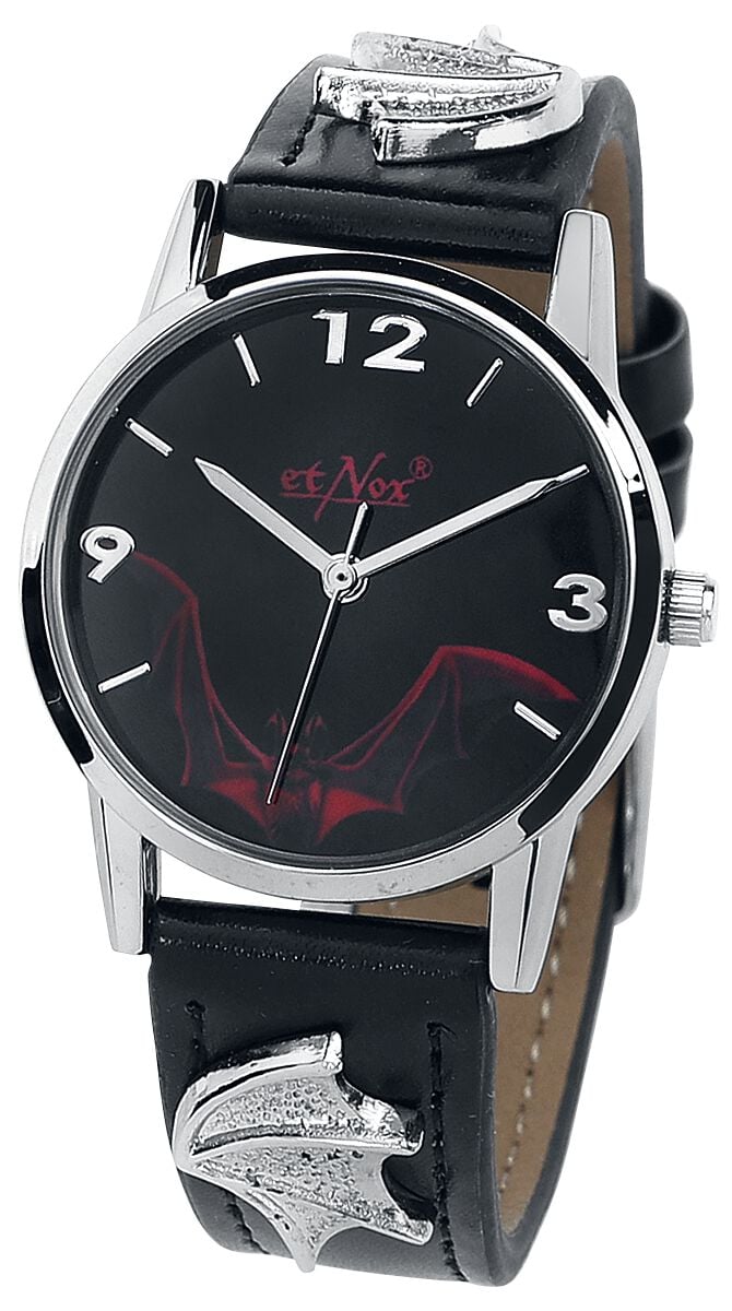 Montres bracelets Gothic de etNox Time - Chauve-Souris - pour Unisexe - noir - etNox Time