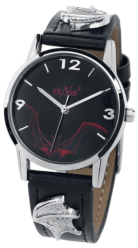 Montres bracelets Gothic de etNox Time - Chauve-Souris - pour Unisexe - noir - etNox Time