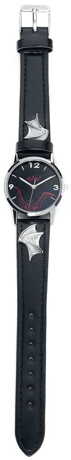 Montres bracelets Gothic de etNox Time - Chauve-Souris - pour Unisexe - noir - etNox Time - View 2
