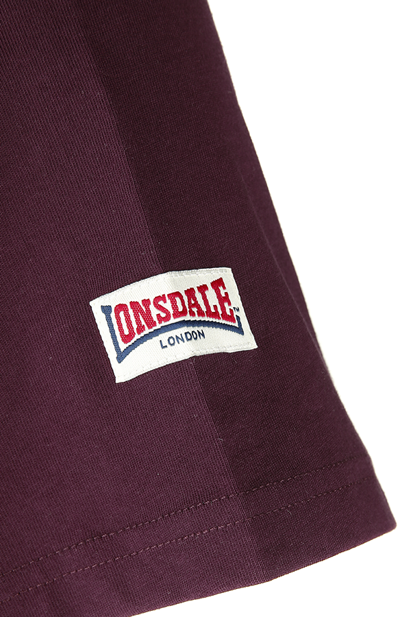 T-Shirt Manches courtes  de Lonsdale London - LL008 One Tone - S à XXL - pour Homme - bordeaux - Lonsdale London - View 2