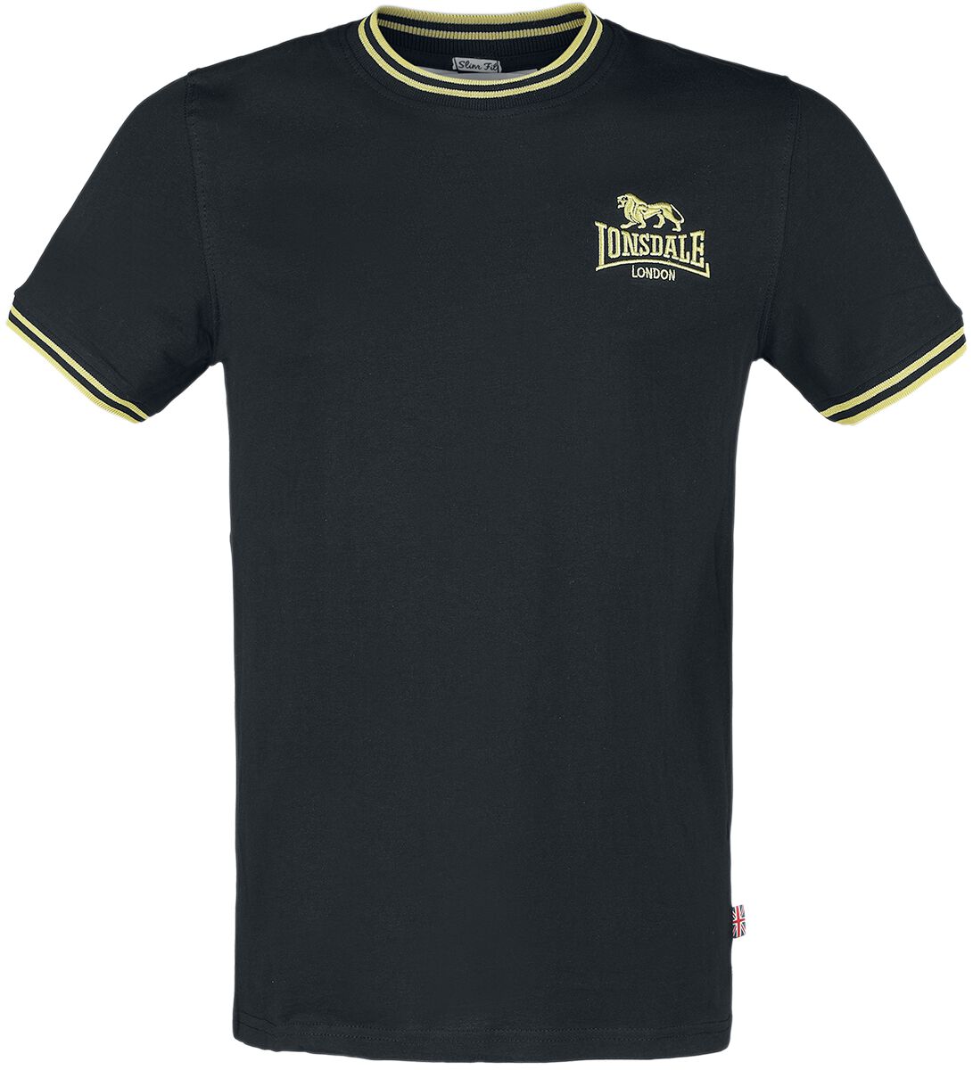 T-Shirt Manches courtes  de Lonsdale London - DUCANSBY - S à 3XL - pour Homme - noir - Lonsdale London