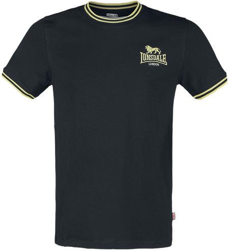 T-Shirt Manches courtes  de Lonsdale London - DUCANSBY - S à 3XL - pour Homme - noir - Lonsdale London