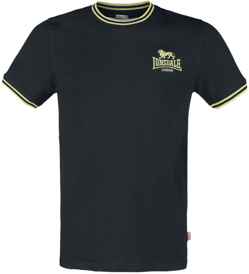 T-Shirt Manches courtes  de Lonsdale London - DUCANSBY - S à 3XL - pour Homme - noir - Lonsdale London