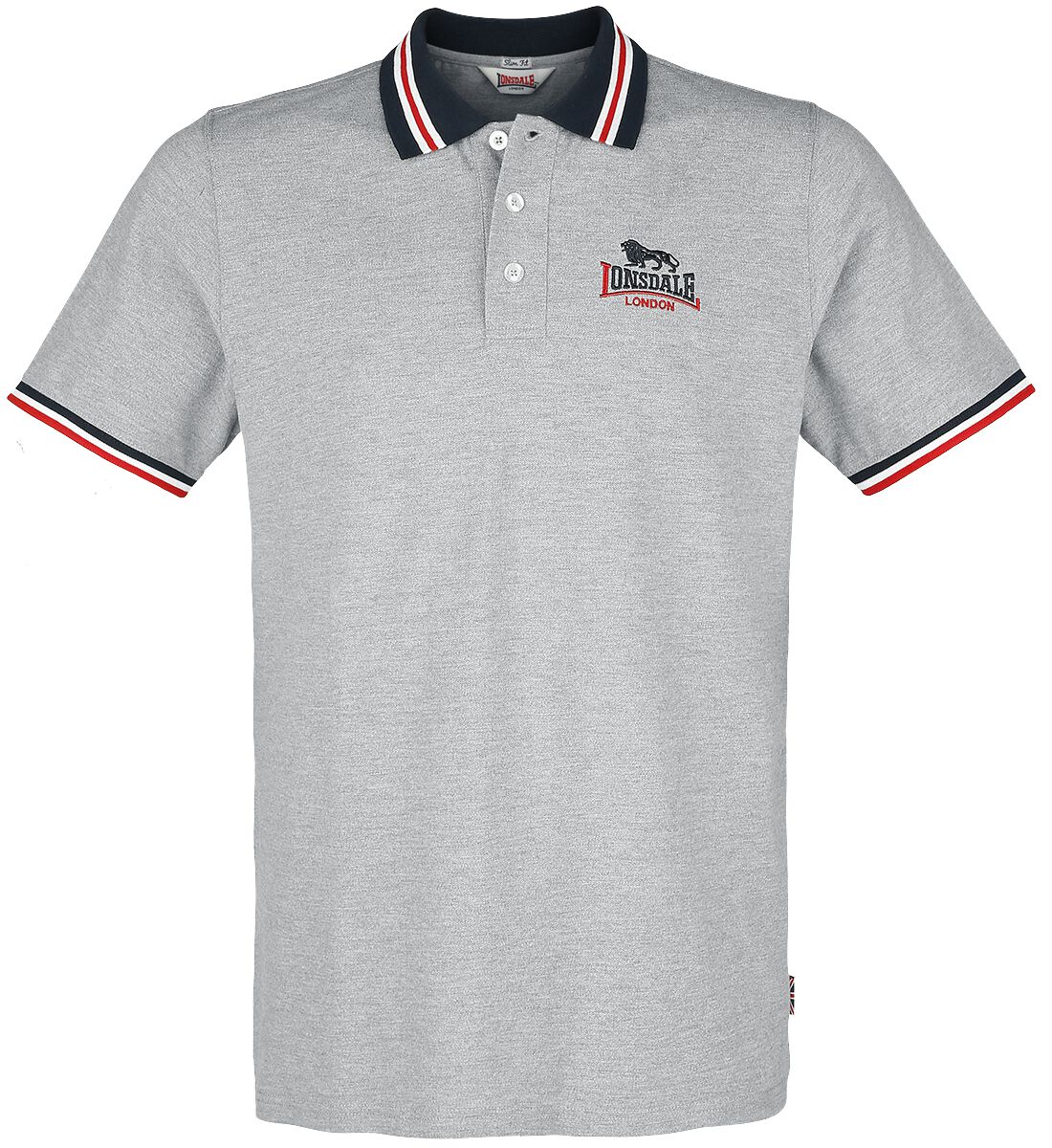 Polo  de Lonsdale London - OCCUMSTER - S à XXL - pour Homme - gris - Lonsdale London