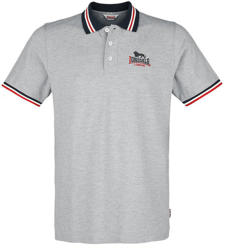 Polo  de Lonsdale London - OCCUMSTER - S à XXL - pour Homme - gris - Lonsdale London