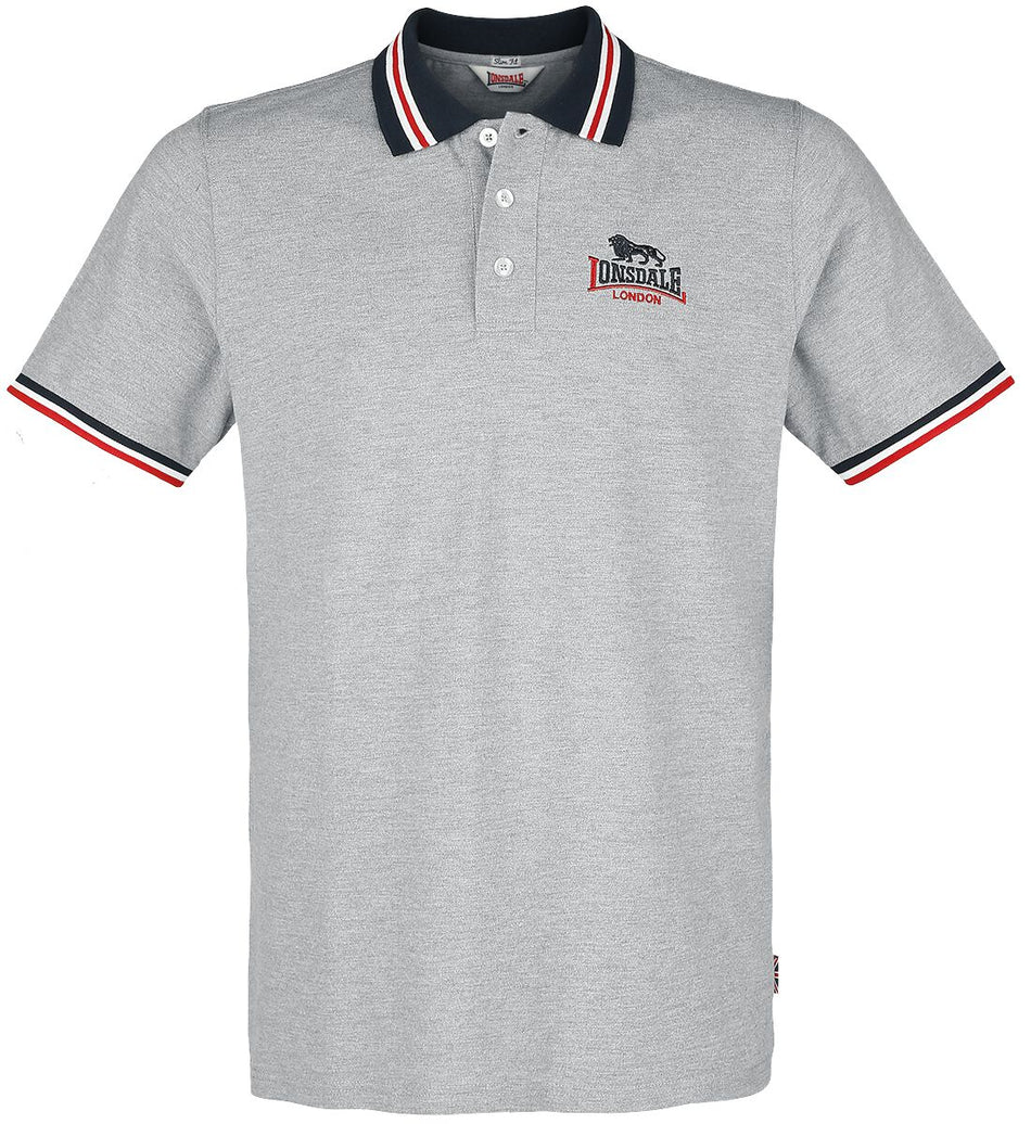 Polo  de Lonsdale London - OCCUMSTER - S à XXL - pour Homme - gris - Lonsdale London