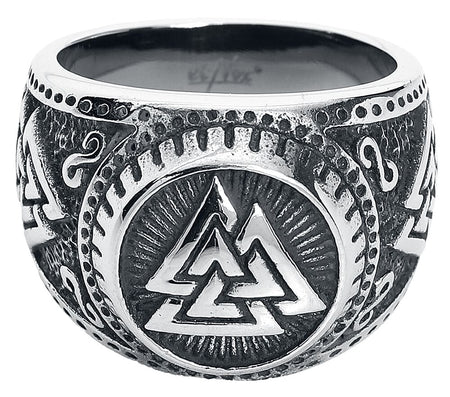 Bague  de etNox hard and heavy - Nœuds Celtiques - pour Unisexe - couleur argent - etNox hard and heavy