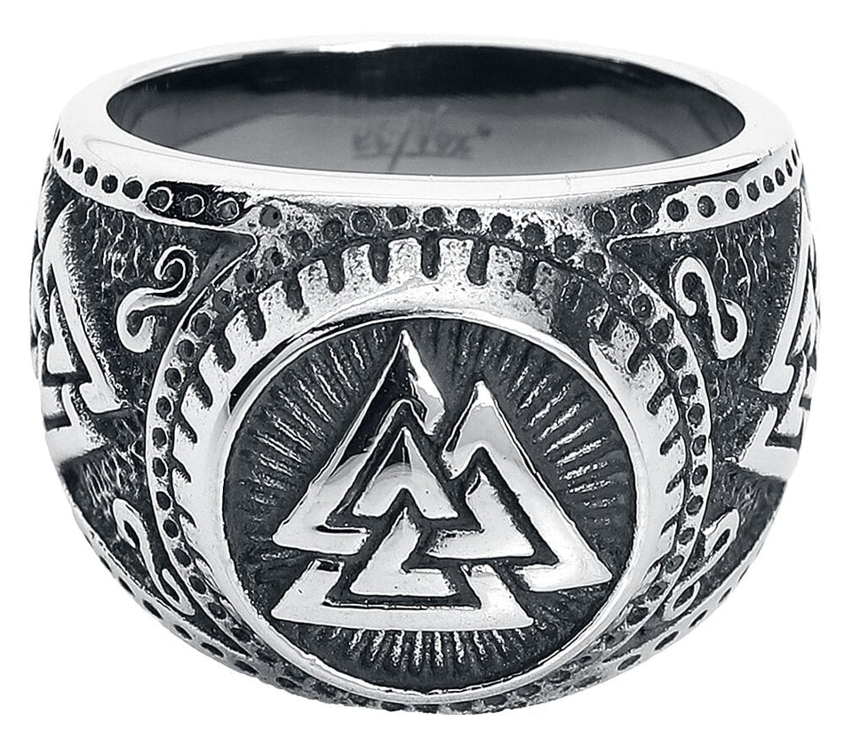 Bague  de etNox hard and heavy - Nœuds Celtiques - pour Unisexe - couleur argent - etNox hard and heavy