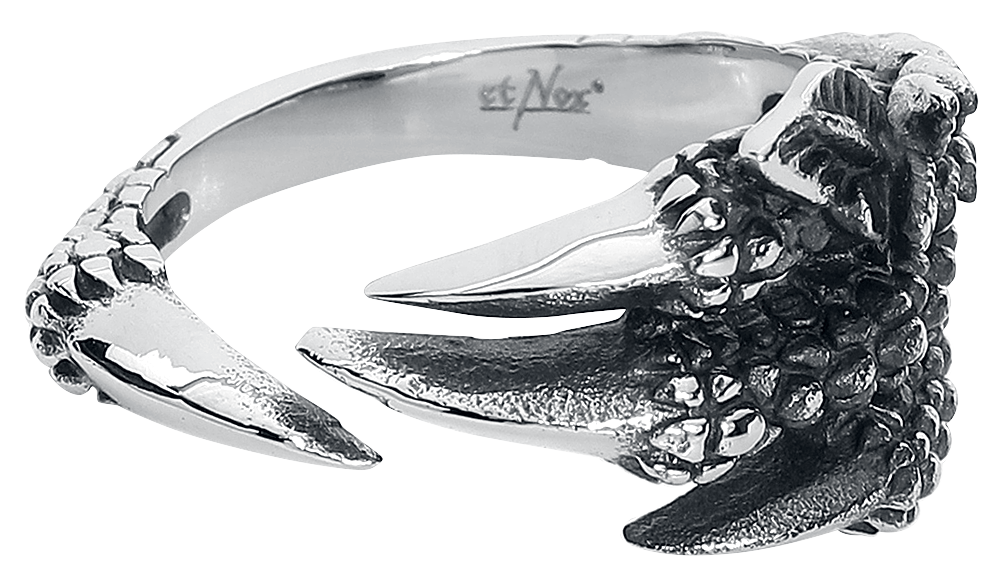 Bague  de etNox hard and heavy - Griffe De Dragon - pour Unisexe - couleur argent - etNox hard and heavy - View 2