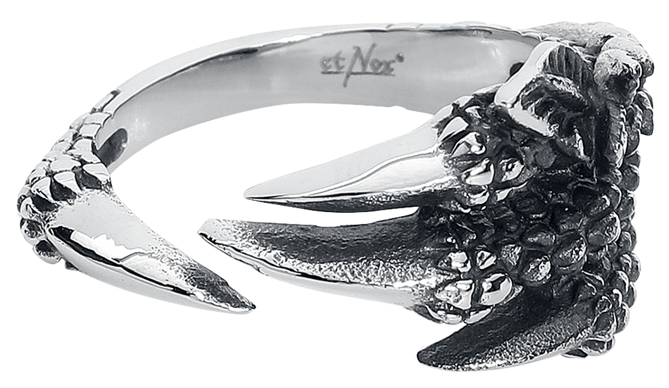 Bague  de etNox hard and heavy - Griffe De Dragon - pour Unisexe - couleur argent - etNox hard and heavy - View 2