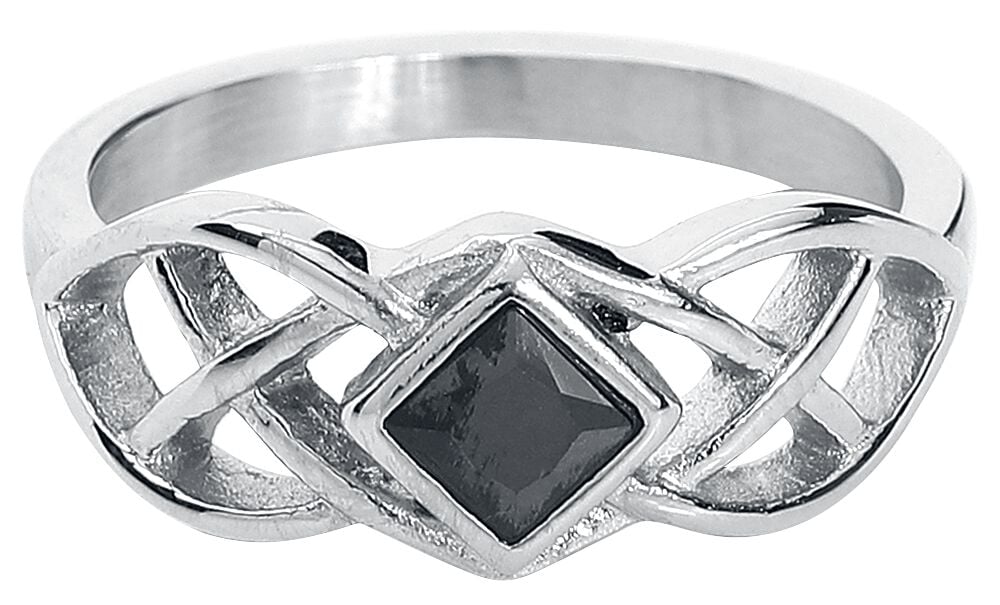 Bague Gothic de etNox - Nœud Celtique - pour Femme - couleur argent - etNox