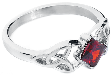 Bague Gothic de etNox - Nœud Celtique - pour Femme - couleur argent - etNox - View 2