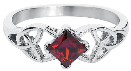Bague Gothic de etNox - Nœud Celtique - pour Femme - couleur argent - etNox
