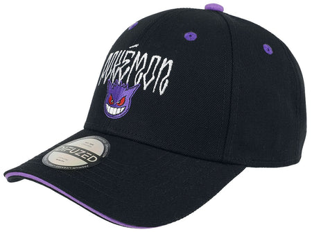 Casquette Gaming de Pokémon - Ectoplasma - pour Unisexe - noir - Pokémon