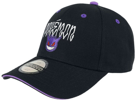 Casquette Gaming de Pokémon - Ectoplasma - pour Unisexe - noir - Pokémon