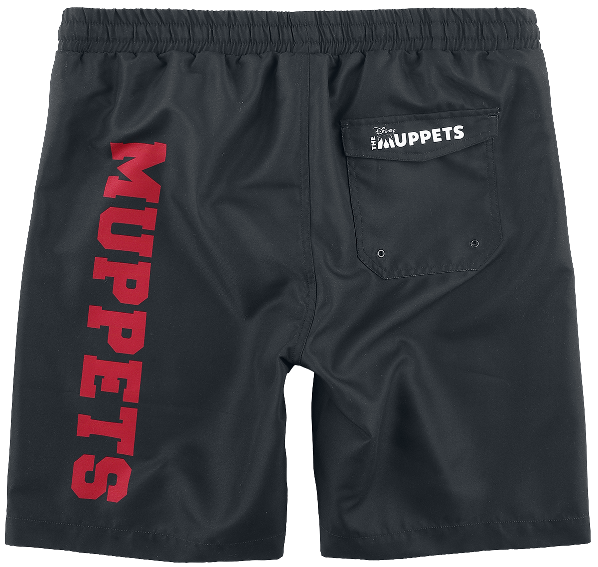 Short de bain  de Le Muppet Show - Waldorf & Statler - Old School - S à M - pour Homme - noir - Le Muppet Show - View 2