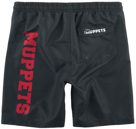 Short de bain  de Le Muppet Show - Waldorf & Statler - Old School - S à M - pour Homme - noir - Le Muppet Show - View 2