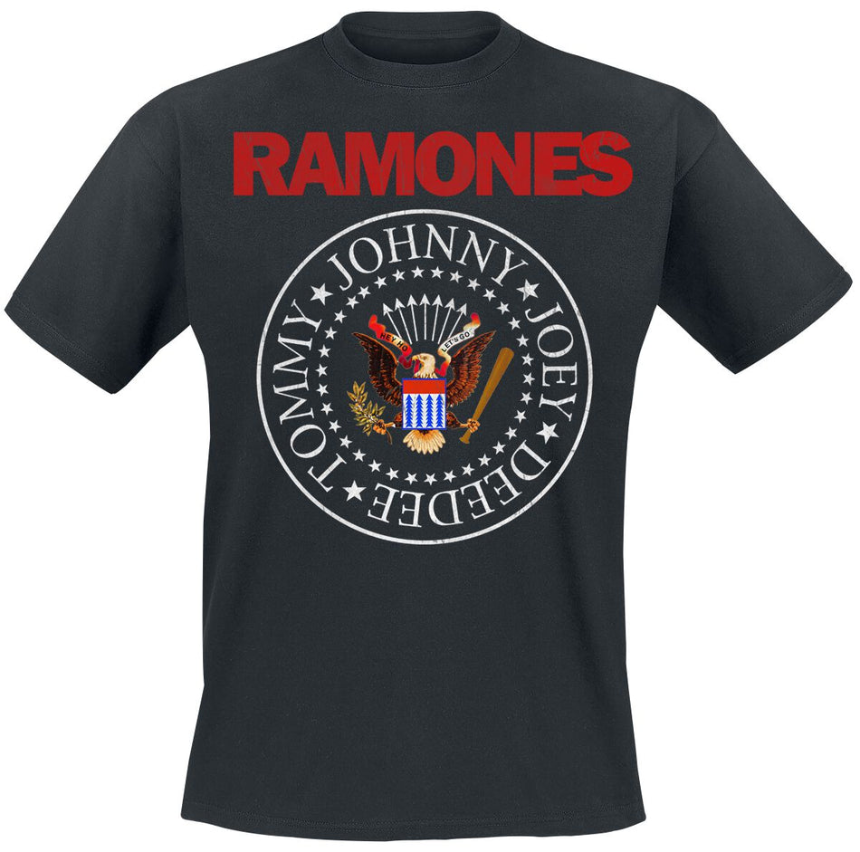 T-Shirt Manches courtes  de Ramones - Seal Red - S à XXL - pour Homme - noir - Ramones