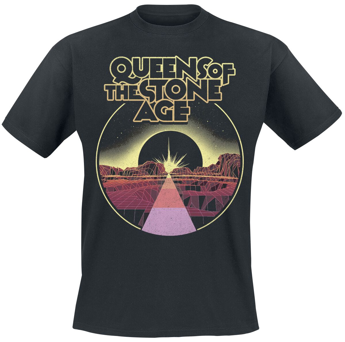 T-Shirt Manches courtes  de Queens Of The Stone Age - Warp - S à XXL - pour Homme - noir - Queens Of The Stone Age