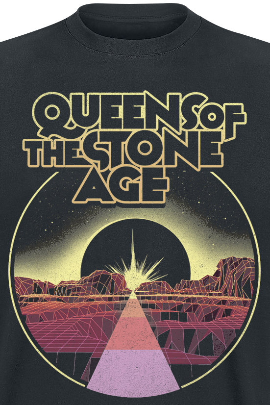 T-Shirt Manches courtes  de Queens Of The Stone Age - Warp - S à XXL - pour Homme - noir - Queens Of The Stone Age - View 2