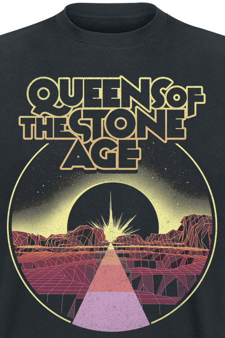 T-Shirt Manches courtes  de Queens Of The Stone Age - Warp - S à XXL - pour Homme - noir - Queens Of The Stone Age - View 2