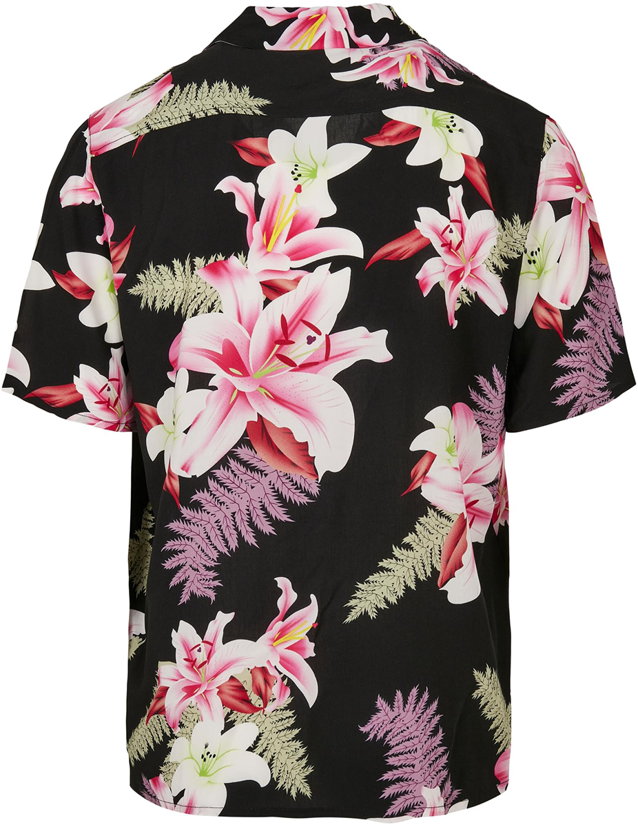 Chemise manches courtes  de Urban Classics - Chemise Viscose AOP Resort - S à 3XL - pour Homme - multicolore - Urban Classics - View 2
