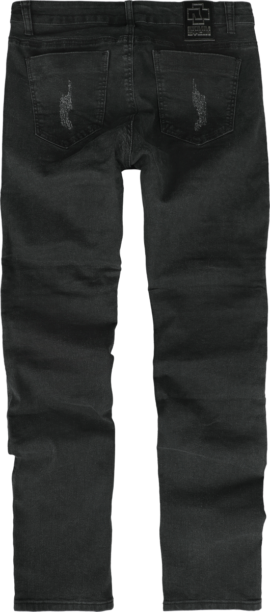 Jean  de Rammstein - Logo Jeans - W30L32 à W34L34 - pour Homme - noir - Rammstein - View 2