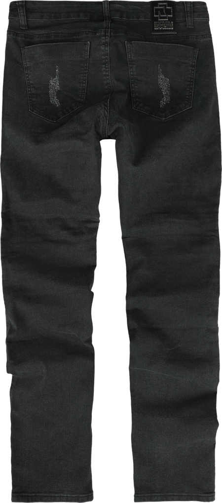 Jean  de Rammstein - Logo Jeans - W30L32 à W34L34 - pour Homme - noir - Rammstein - View 2