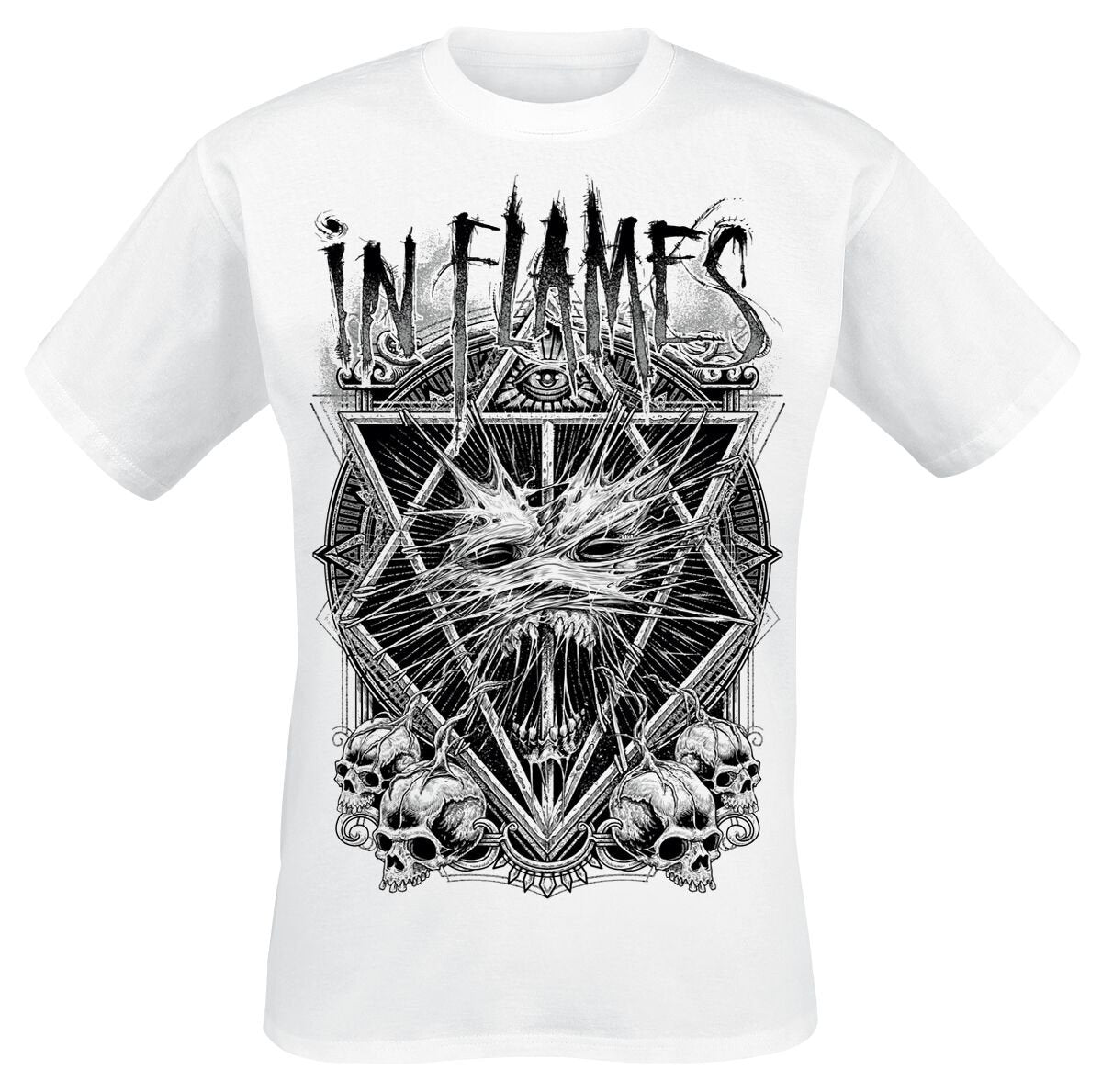 T-Shirt Manches courtes  de In Flames - I´m Your Soul - S à 3XL - pour Homme - blanc - In Flames