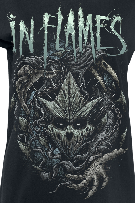 T-Shirt Manches courtes  de In Flames - In Flames We Trust - S à XXL - pour Femme - noir - In Flames - View 2