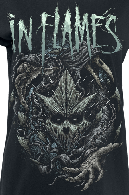 T-Shirt Manches courtes  de In Flames - In Flames We Trust - S à XXL - pour Femme - noir - In Flames - View 2