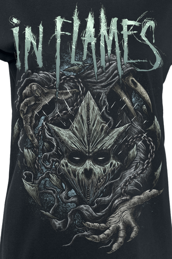 T-Shirt Manches courtes  de In Flames - In Flames We Trust - S à XXL - pour Femme - noir - In Flames - View 2
