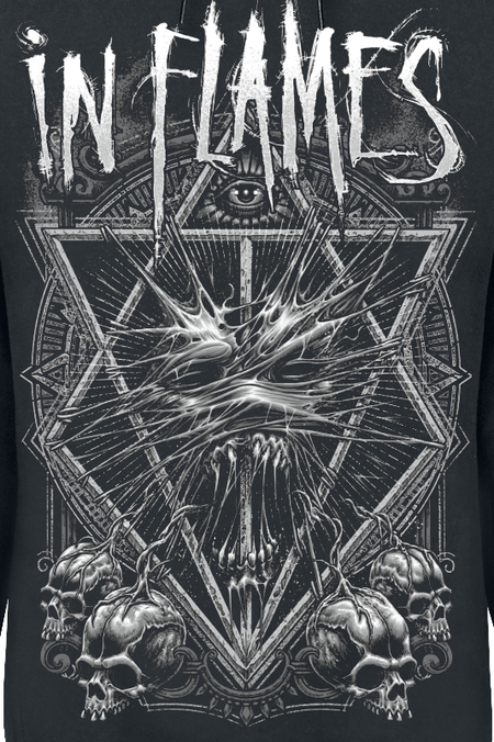 Sweat-shirt à capuche  de In Flames - I´m Your Soul - S à XXL - pour Homme - noir - In Flames - View 2