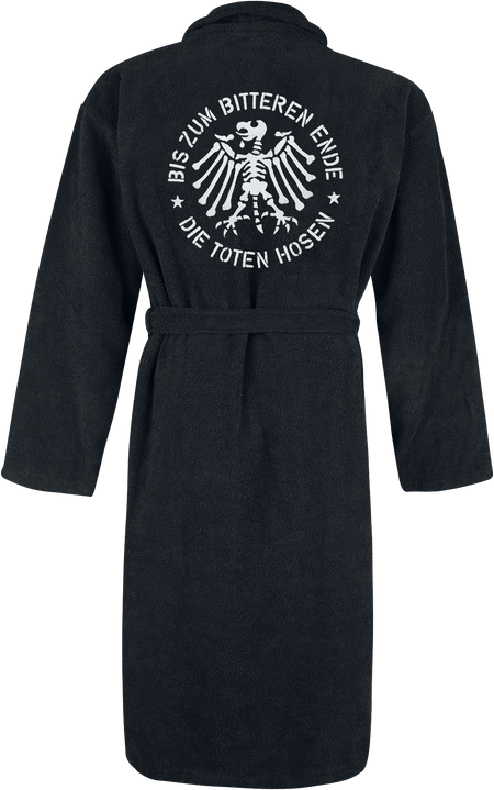 Robe de Chambre  de Die Toten Hosen - Adler - S-M à XXL-3XL - pour Unisexe - noir - Die Toten Hosen - View 2