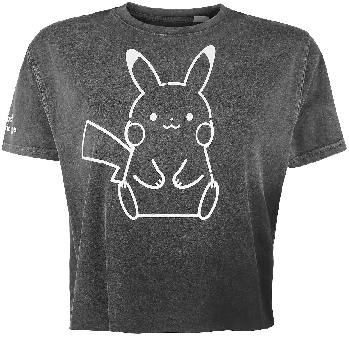 T-Shirt Manches courtes Gaming de Pokémon - Pikachu - S à XXL - pour Femme - gris - Pokémon