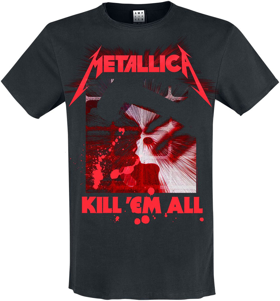 T-Shirt Manches courtes  de Metallica - Amplified Collection - Kill 'Em All - S à XXL - pour Homme - noir - metallica