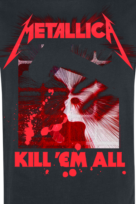 T-Shirt Manches courtes  de Metallica - Amplified Collection - Kill 'Em All - S à XXL - pour Homme - noir - metallica - View 2