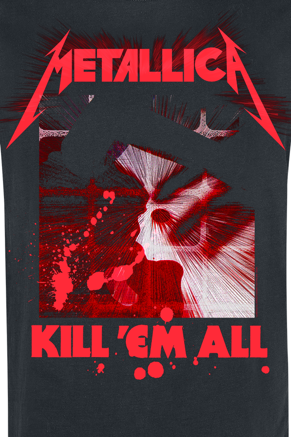 T-Shirt Manches courtes  de Metallica - Amplified Collection - Kill 'Em All - S à XXL - pour Homme - noir - metallica - View 2