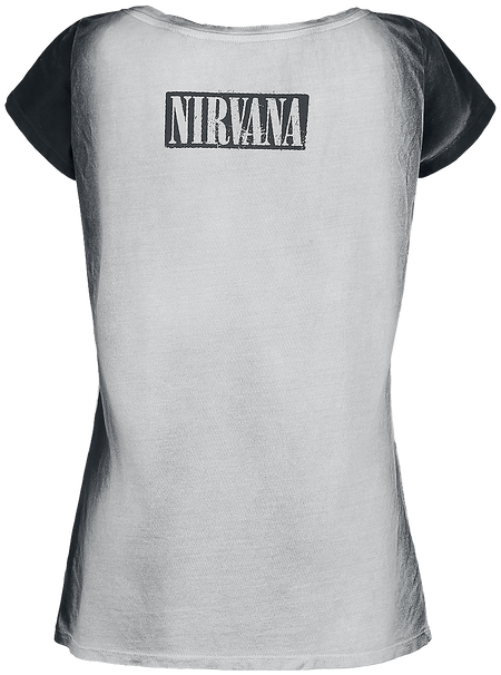 T-Shirt Manches courtes  de Nirvana - Guitar - S à XXL - pour Femme - noir/gris - Nirvana - View 2