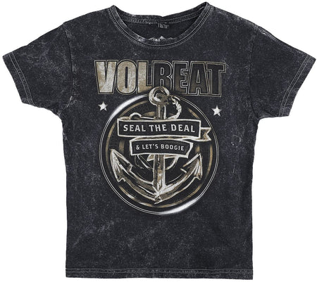 T-shirt  de Volbeat - Kids - Rewind, Replay, Rebound - 110/116 à 158/164 - pour filles & garçonse - anthracite - Volbeat