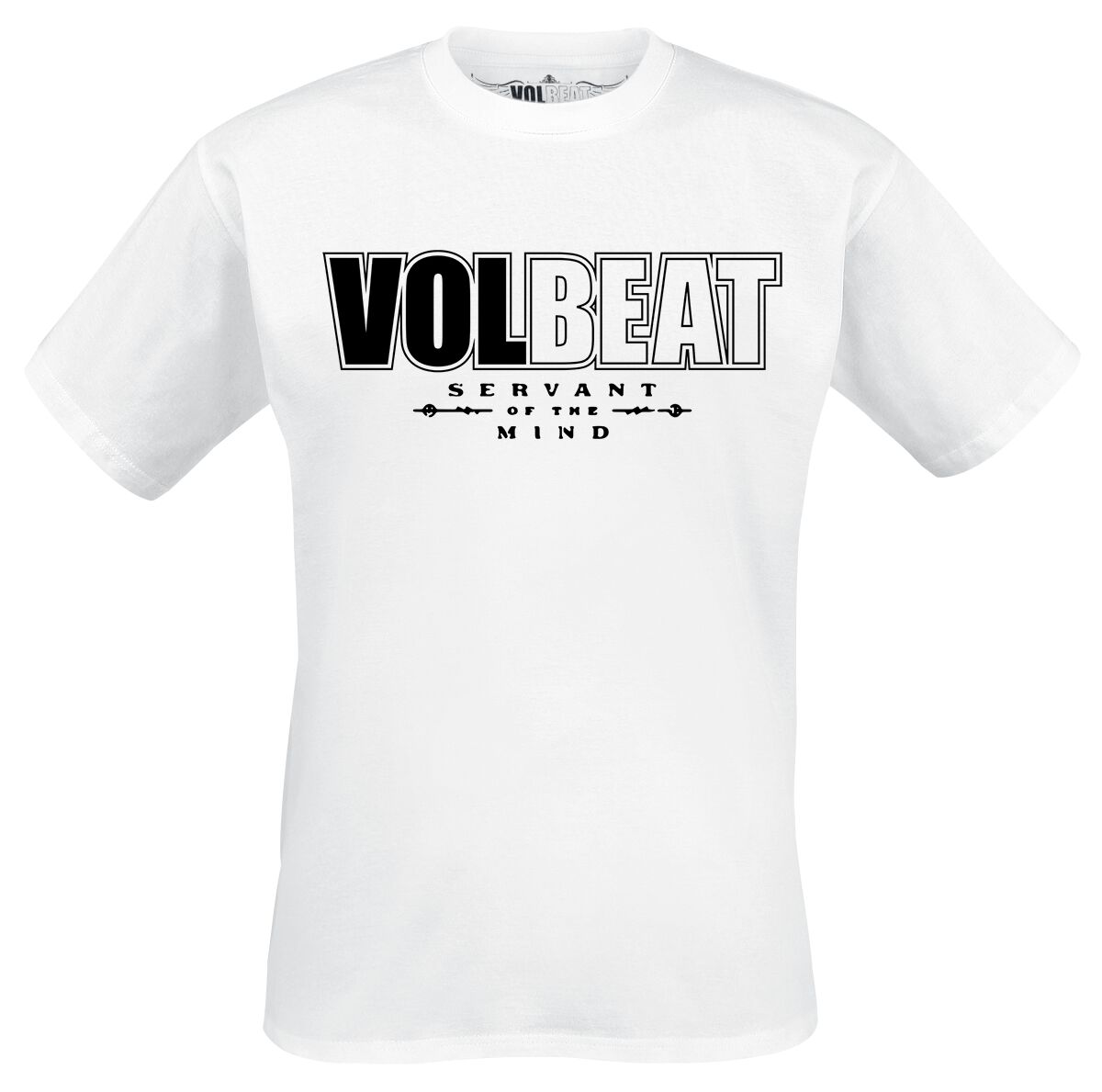 T-Shirt Manches courtes  de Volbeat - Servant Of The Mind Logo - S à 3XL - pour Homme - blanc - Volbeat