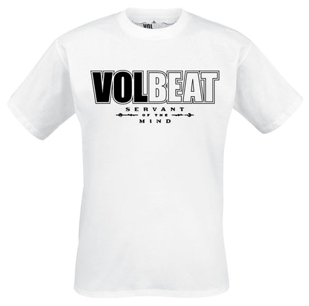 T-Shirt Manches courtes  de Volbeat - Servant Of The Mind Logo - S à 3XL - pour Homme - blanc - Volbeat