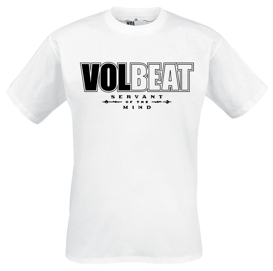 T-Shirt Manches courtes  de Volbeat - Servant Of The Mind Logo - S à 3XL - pour Homme - blanc - Volbeat