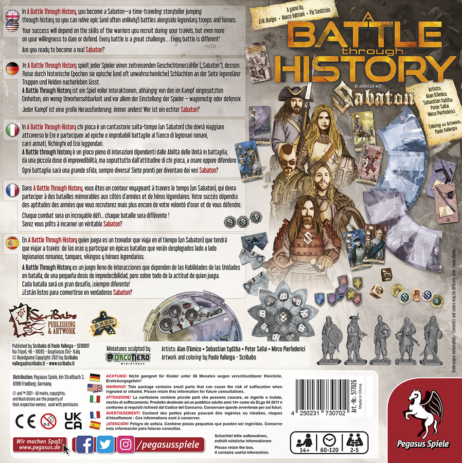 Jeu de Société  de Sabaton - A Battle Through History - pour Unisexe - Standard - Sabaton - View 2