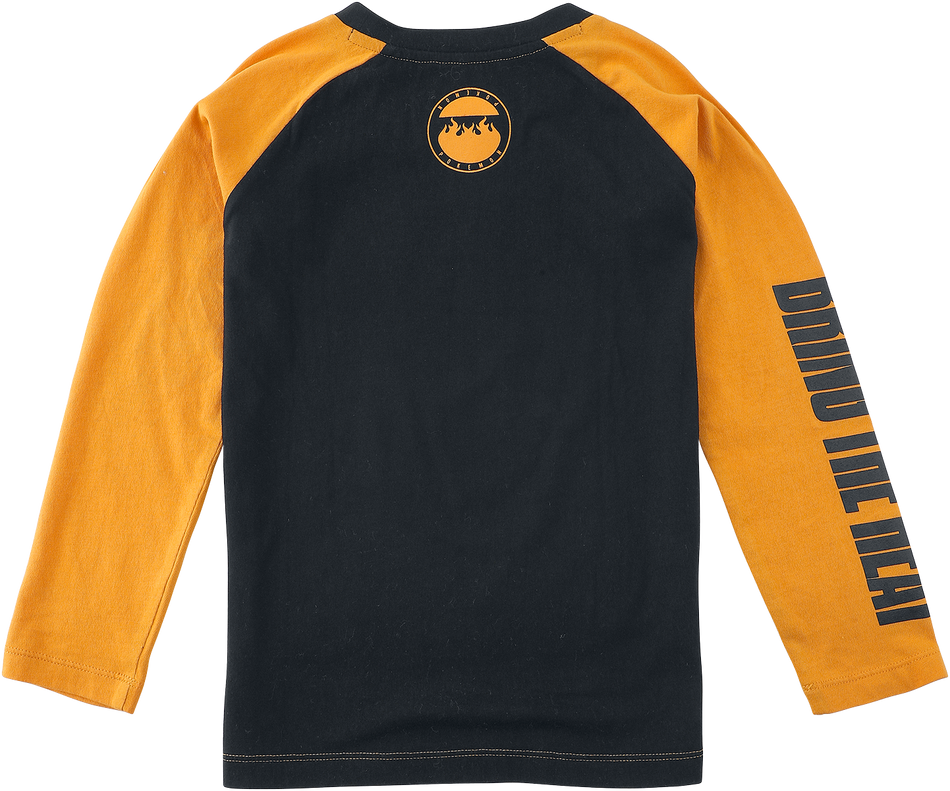 Manches longues Gaming de Pokémon - Enfants - Dracaufeu - Bring The Heat - 122/128 à 158/164 - pour filles & garçonse - noir/orange - Pokémon - View 2