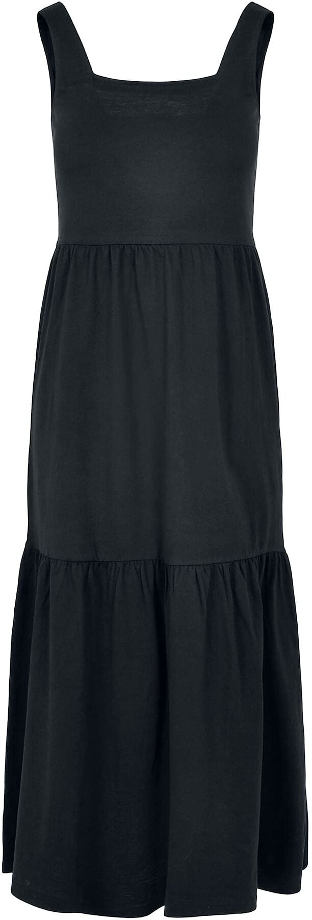 Robe longue  de Urban Classics - Robe longue d'été Valance pour femmes - XS à 3XL - pour Femme - noir - Urban Classics