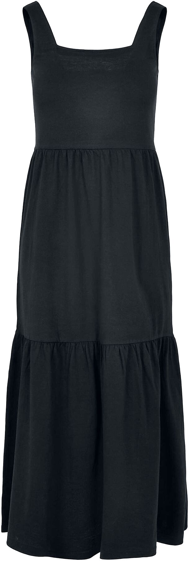 Robe longue  de Urban Classics - Robe longue d'été Valance pour femmes - XS à 3XL - pour Femme - noir - Urban Classics