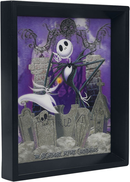 Poster Disney de L'Étrange Noël De Monsieur Jack - Cimetière - Poster 3D - pour Indifférent - multicolore - L'Étrange Noël De Monsieur Jack